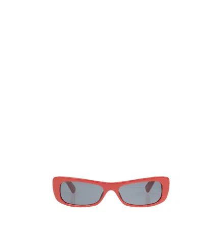 Jacquemus Logo Sunglasses In Gray