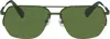 Jacquemus Logo Sunglasses In Green