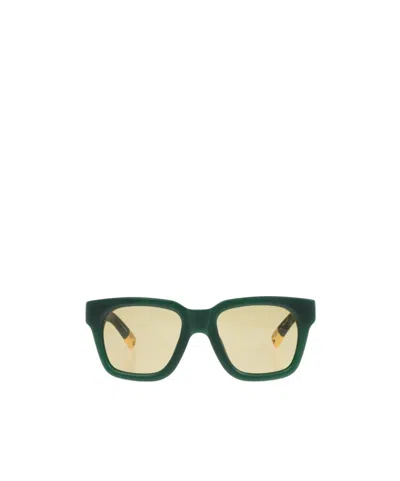 Jacquemus Logo Sunglasses In Nude