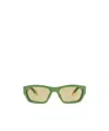 Jacquemus Logo Sunglasses In Nude