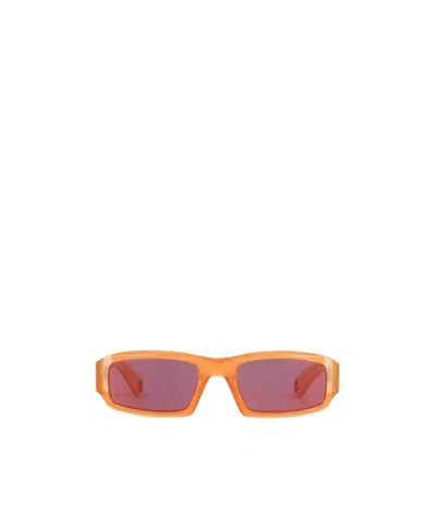 Jacquemus Logo Sunglasses In Pink