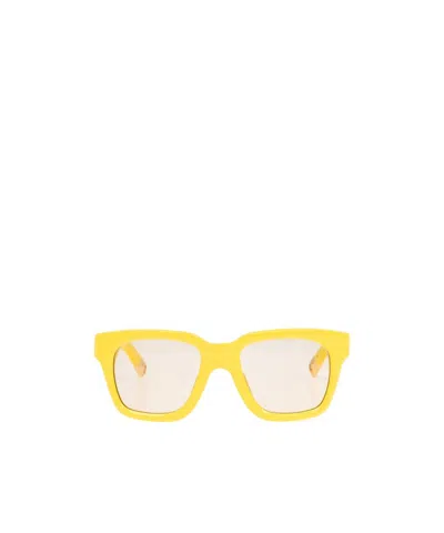 Jacquemus Logo Sunglasses In White