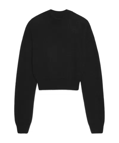 Jacquemus Logo Sweater In Black