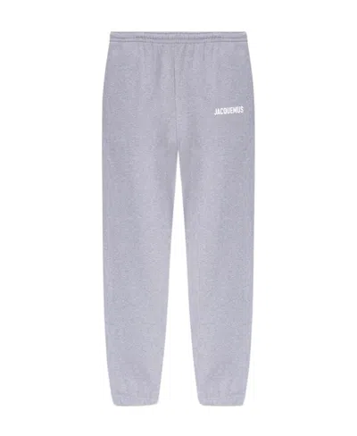 Jacquemus Logo Sweatpants In Gray