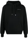 Jacquemus The Gros Grain Cropped Hooded Sweatshirt In Black  