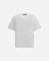 Jacquemus J Embroidered Crew Neck T-shirt In White