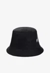 Jacquemus Ovalie Bucket Hat In Black