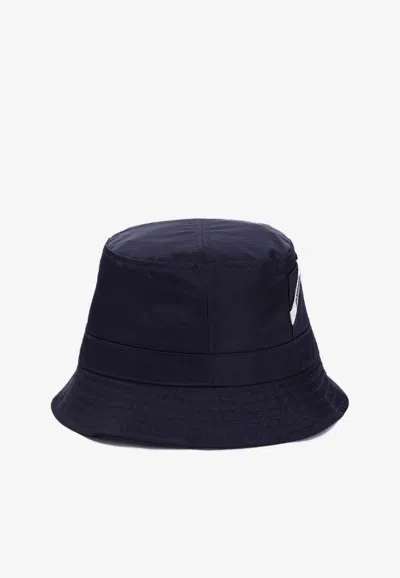 JACQUEMUS LOGO TAG BUCKET HAT