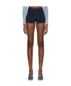 Jacquemus Le Short Basgia Knit Shorts In Brown