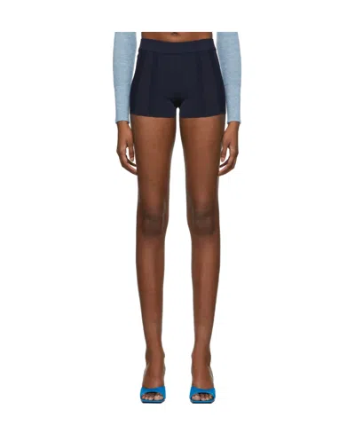 JACQUEMUS LOGO TEXTURE TIGHT SHORTS