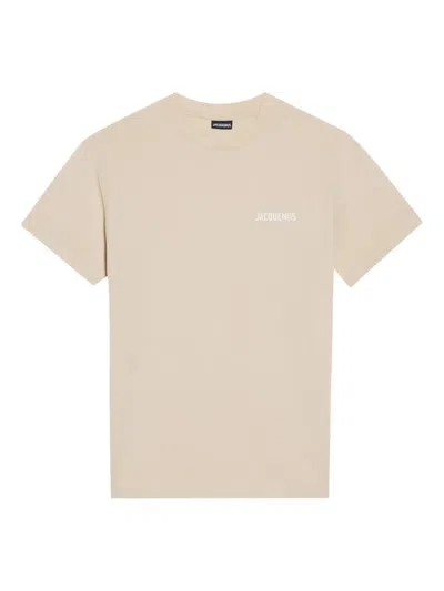 Jacquemus Logo The  T-shirt In Neutral