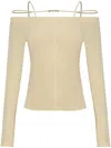Jacquemus Le T-shirt Sierra In Yellow