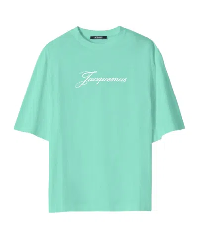Jacquemus Logo-print T-shirt In Green