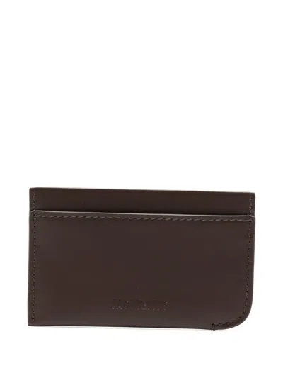 Jacquemus Logo-debossed Cardholder In Pink