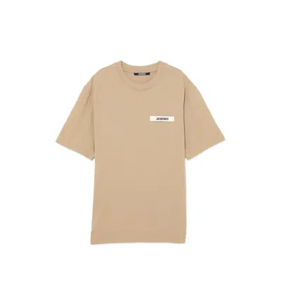 Jacquemus Logo-detail T-shirt In Neutral