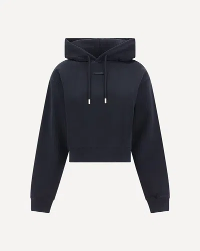 Jacquemus The Grosgrain Hoodie In Black