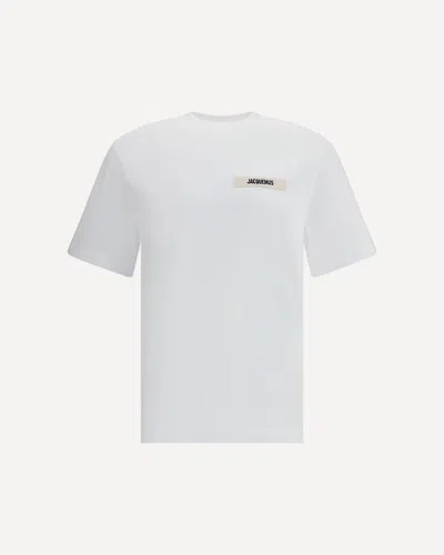 Jacquemus Men Logoed T-shirt In White