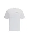 Jacquemus T-shirt Le T-shirt Gros-grain In White