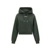 Jacquemus Logoed Hoodie In Green