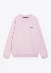 Jacquemus Pink Organic Cotton Fleece The Gros Grain Sweatshirt In Pink