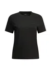 Jacquemus Womens Black Le T-shirt Grosgrain-logo Cotton-jersey T-shirt In Black