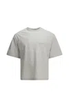 Jacquemus Logo-patch T-shirt In Grey