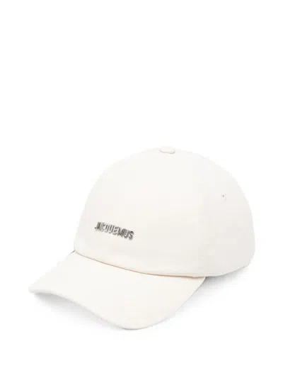 Jacquemus La Casquette Gadjo Baseball Cap In White