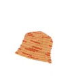 Jacquemus Embroidered Logo Defines This Bucket Hat In Neutral