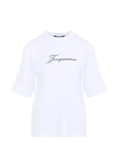 Jacquemus Short-sleeved T-shirt In White