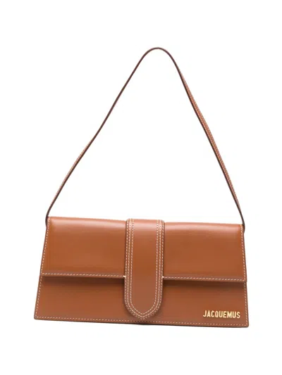 Pre-owned Jacquemus Long Bambino Shoulder Bag In Brown