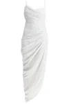 Jacquemus La Robe Saudade Long Viscose Blend Dress In White