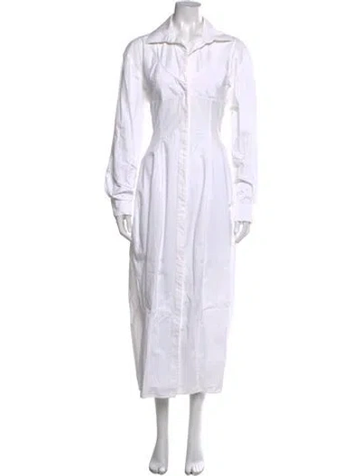 Pre-owned Jacquemus Long Dress In White
