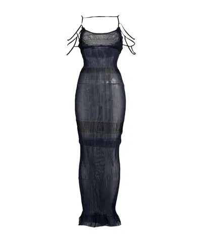 Jacquemus Long Dresses In Blue