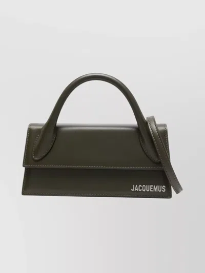 Jacquemus Long Handbag With Top Handle And Stitching