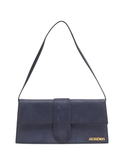 Pre-owned Jacquemus Long Le Bambino Shoulder Bag In Blue