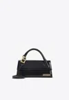 Jacquemus Long Le Chiquito Boucle Top Handle Bag In Black