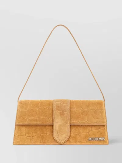 JACQUEMUS LONG LEATHER SHOULDER BAG