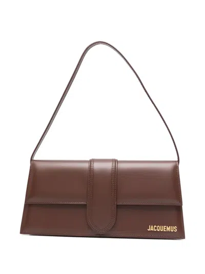 Jacquemus Long Mini Shoulder Bag In Brown