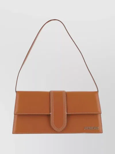 JACQUEMUS LONG RECTANGULAR SHOULDER BAG WITH ADJUSTABLE STRAP