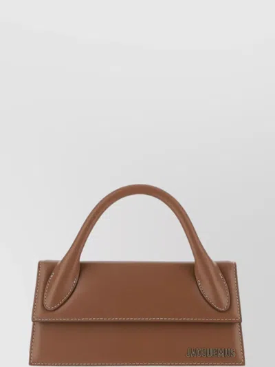 Jacquemus Long Rectangular Tote Bag In Brown