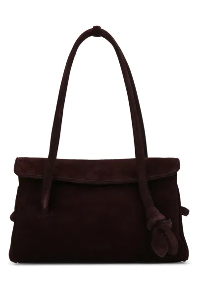 Jacquemus Long Shoulder Bag For Women In Burgundy