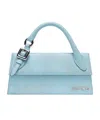 Jacquemus Long Signature Buckled Handbag In Blue
