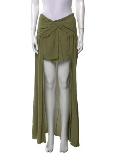 Pre-owned Jacquemus Long Skirt In Green
