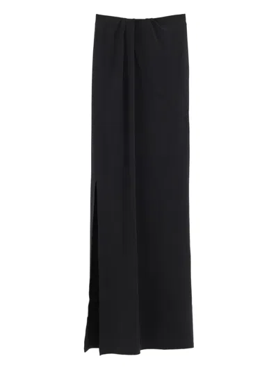 JACQUEMUS LONG SKIRT IN STRETCH FABRIC