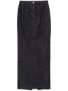 Jacquemus Le Jupe De-nimes Maxi Skirt In Blue