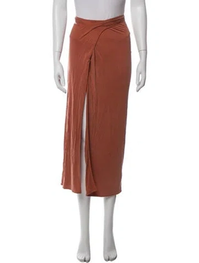 Pre-owned Jacquemus Long Skirt In Orange