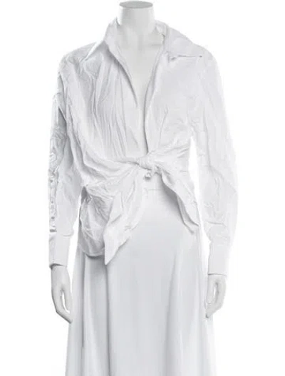 Pre-owned Jacquemus Long Sleeve Blouse W/ Tags In White