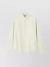 Jacquemus Simon Green Shirt With Logo Lettering On The Front In Cotton Man In Green