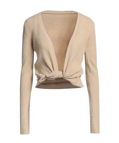Jacquemus Long Sleeve Cardigan In Neutral