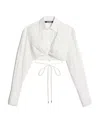 Jacquemus La Chemise Plidao In White